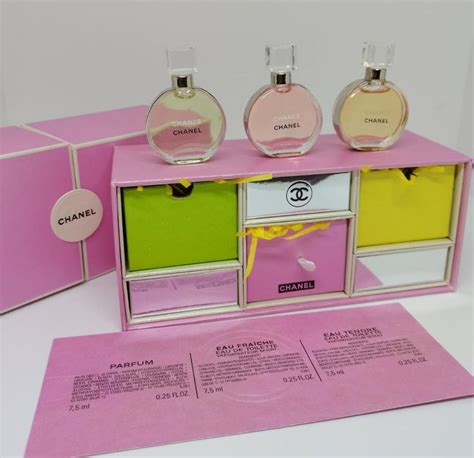 chanel set parfum|chanel perfume set miniatures.